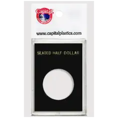 Capital Plastics Caps Coin Holder - Seated Liberty Half Dollar