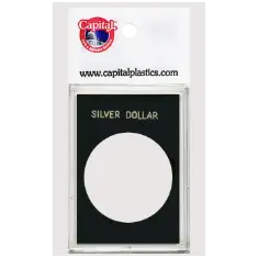 Capital Plastics Caps Coin Holder - Silver $