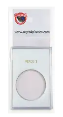 Capital Plastics Caps Coin Holder - Peace $