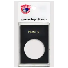 Capital Plastics Caps Coin Holder - Peace $