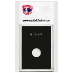 Capital Plastics Caps Coin Holder - 3c Silver