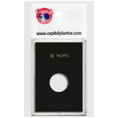 Capital Plastics Caps Coin Holder - 3 Cent Nickel