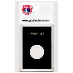 Capital Plastics Caps Coin Holder - 20 Cents