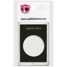 Capital Plastics Caps Coin Holder - $20 Gold