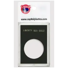 Capital Plastics Caps Coin Holder - Liberty $20 Gold