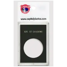 Capital Plastics Caps Coin Holder - St. Gaudens $20