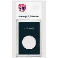 Capital Plastics Caps Coin Holder - 1 oz. Maple