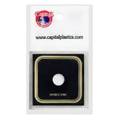 Capital Plastics VPX Coin Holder - Barber Dime