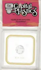 Capital Plastics VPX Coin Holder - Dollar 3 Gold