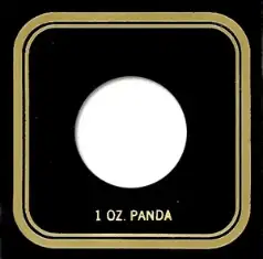 Capital Plastics VPX Coin Holder - 1 oz. Panda