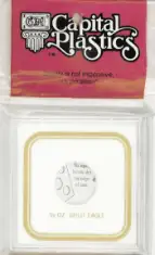 Capital Plastics VPX Coin Holder - 1/2 oz. Eagle