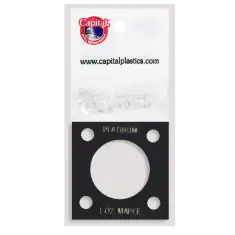 Capital Plastics 144 Coin Holder - 1 oz Canadian Platinum Maple Leaf