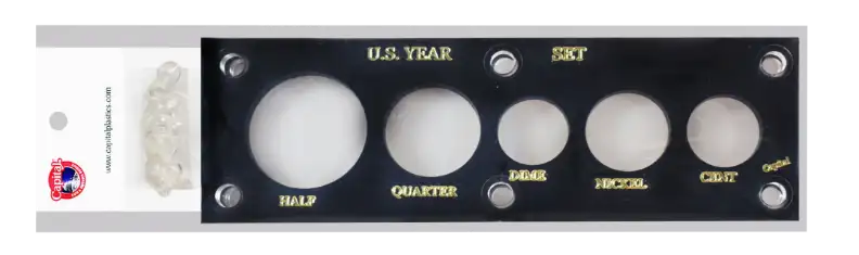 U.S. Year Set - 5 slots (Cent through Half $)