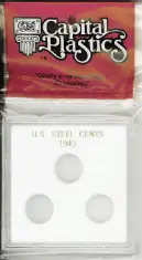 Steel Cents of 1943 (No Dates)