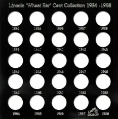 U.S. Lincoln Wheat Back Cents 1934-1958