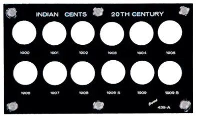 Indian Cents 20th Century (1900-1909) (Includes 1908S +1909S)