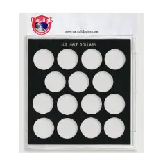 U.S. Half Dollars (No Date)  15 slot(s). B