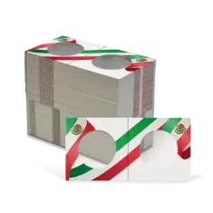 2x2 Paper Coin Holders for Half/Small Dollar/Quarter - Mexican Flag