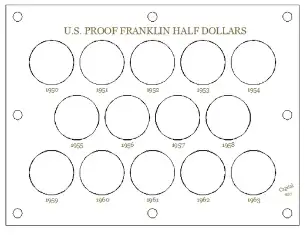 U.S. Proof Franklin Half Dollars