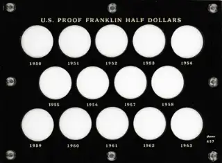 U.S. Proof Franklin Half Dollars 1950-1963