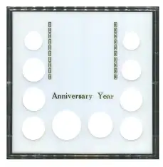 Anniversary (Small $, .50, 5 Quarters, .10, .05, .01)