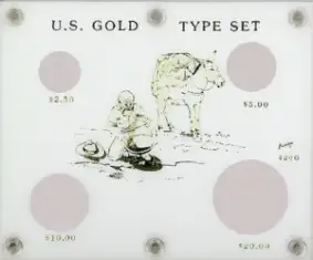 U.S. Gold Type Set (415 with illustration)