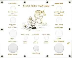 U.S. Gold Type Set (423 with Illustration)