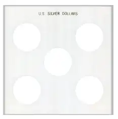 U.S. Silver Dollars (No Dates)(slots 5)