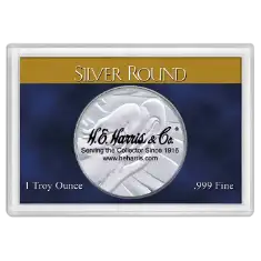 Silver Round Frosty Case