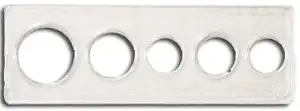 Whitman 2x6 Cent - Half Dollar Mint or Proof Set Holders 5 Hole - (25 pack)