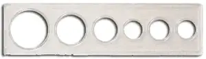 Whitman 2x7 Cent - Large Dollar Mint or Proof Set Holders 6 Hole - (25 pack)