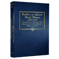 Barber Dime Album 1892-1916