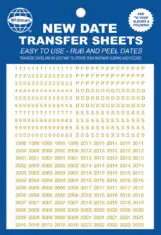 Gold Transfer Sheets for Whitman Albums