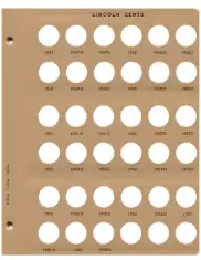 Lincoln Cents Replacement Page (1947 - 1958)