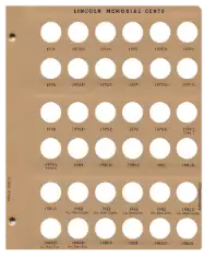 Lincoln Cents With Proof Replacement Page (1974 - 1983)