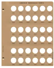Lincoln Cents With Proof Replacement Page (1996 - 2007)