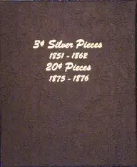 3 Cent Silver Pieces and 20 Cent Pieces (1851 - 1876)