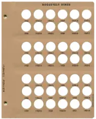 Roosevelt Dimes Replacement Page (1946 - 1961)