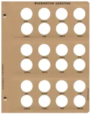 Washington Quarters with Proof- Page 1
