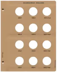 Sacagawea Dollars with Proof Replacement Page 1