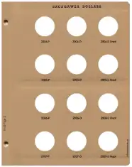 Sacagawea Dollars with Proof Replacement Page 2
