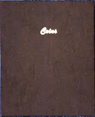 Coin Stock Book with 9 Vinyl Pages