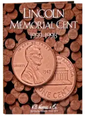 Lincoln Memorial Cent Folder #1 1959-1998