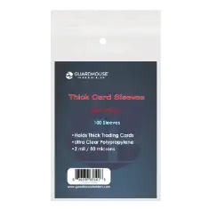 Shield Sleeve for Thick Trading Cards