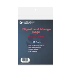 Shield Bag for Digest or Manga Books - 6 x 7 5/8