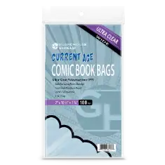 Shield Bag for Thicker Current Comic Books (Wide Size) - 7 x 10 1/2