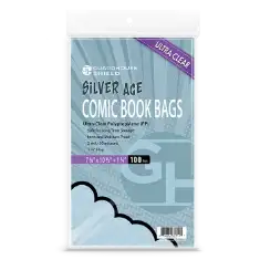 Shield Bag for Silver Comic Books (Standard Size) - 7 1/8 x 10 1/2