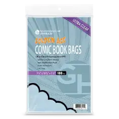 Shield Bag for Golden Comic Books - 7 3/4 x 10 1/2