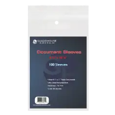 Shield Sleeve for Standard 8.5 x 11 Document
