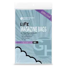 Shield Bag for Life Magazine 11 1/8 x 15 1/8 + 1 3/4 inch flap